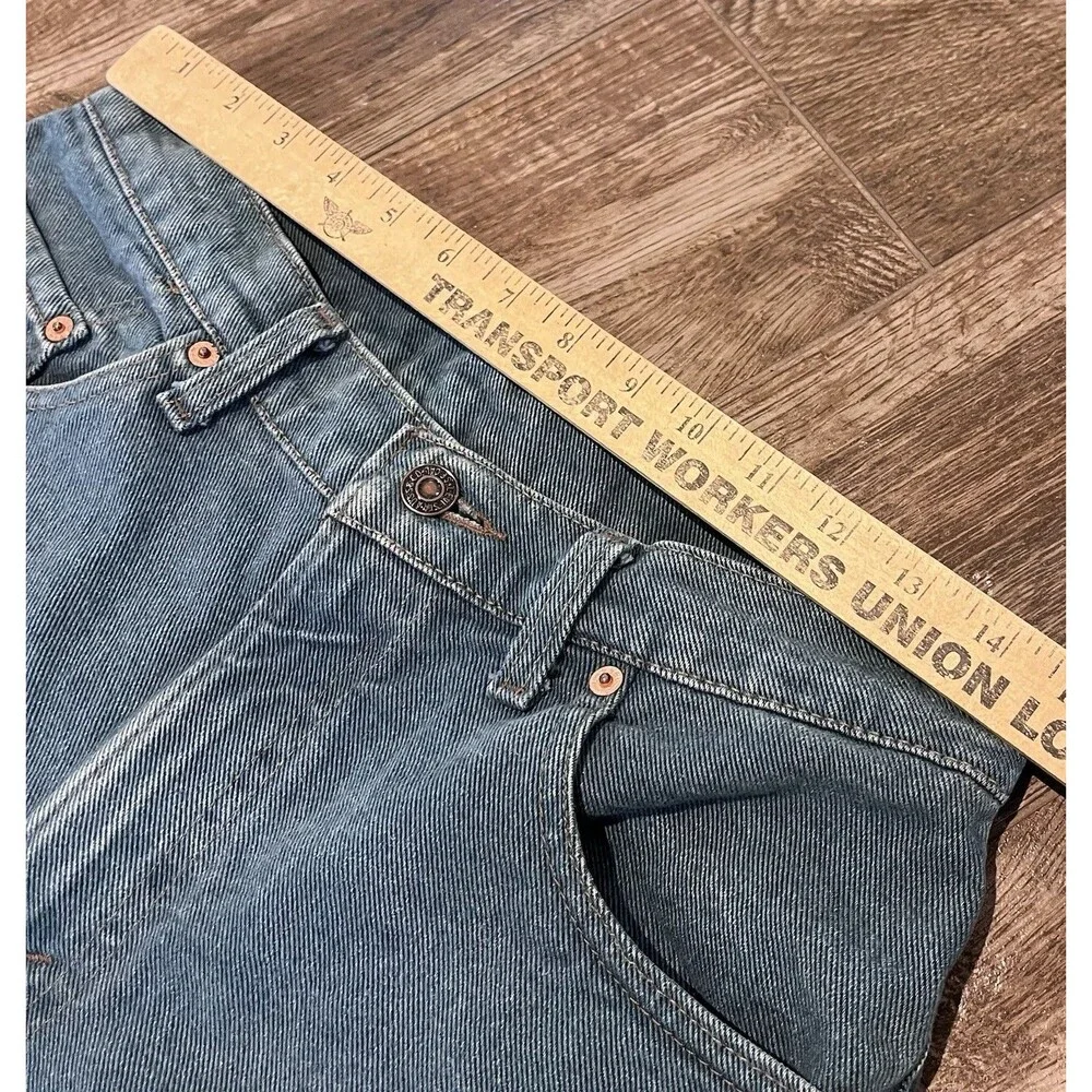 Vintage Men’s Levi’s 560 Jeans 30x31.5 Green Tapered USA Made 80s Baggy Cotton